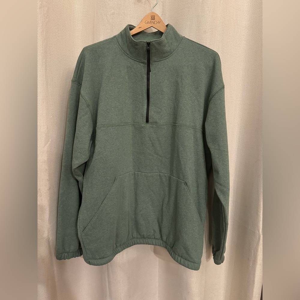 The North Face Men’s Regrind 1/4 Zip Fleece Green sz m M
